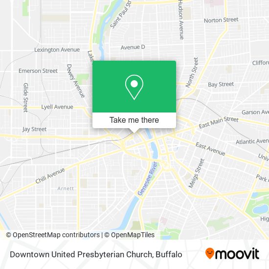 Downtown United Presbyterian Church map