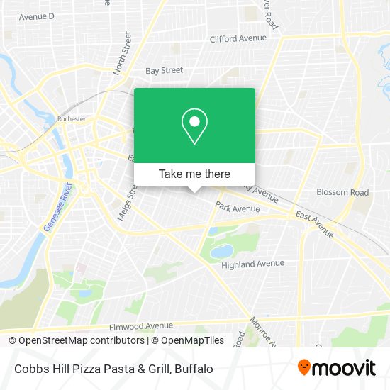 Cobbs Hill Pizza Pasta & Grill map