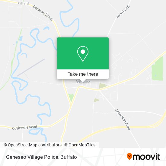Geneseo Village Police map