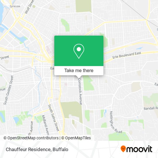 Mapa de Chauffeur Residence