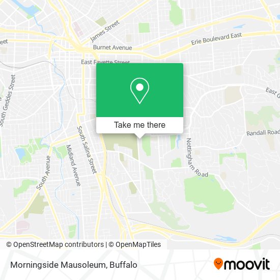 Morningside Mausoleum map