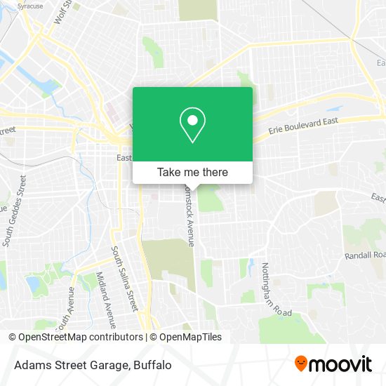Adams Street Garage map