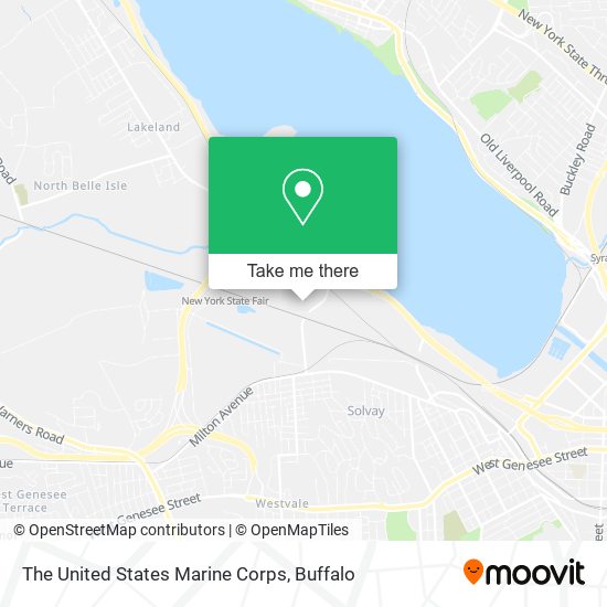 The United States Marine Corps map