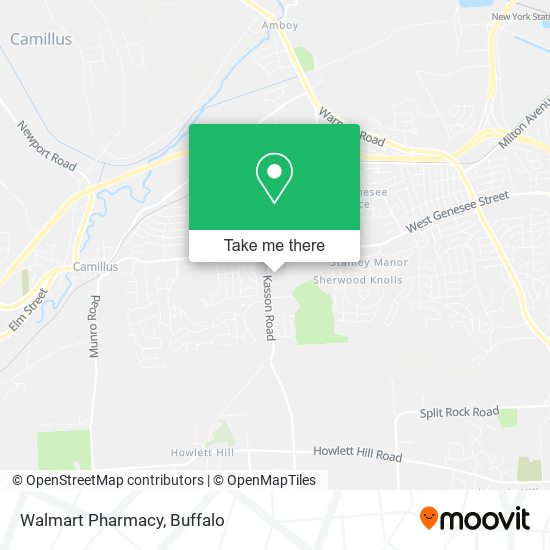 Mapa de Walmart Pharmacy