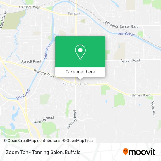 Mapa de Zoom Tan - Tanning Salon