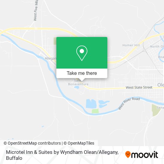 Microtel Inn & Suites by Wyndham Olean / Allegany map