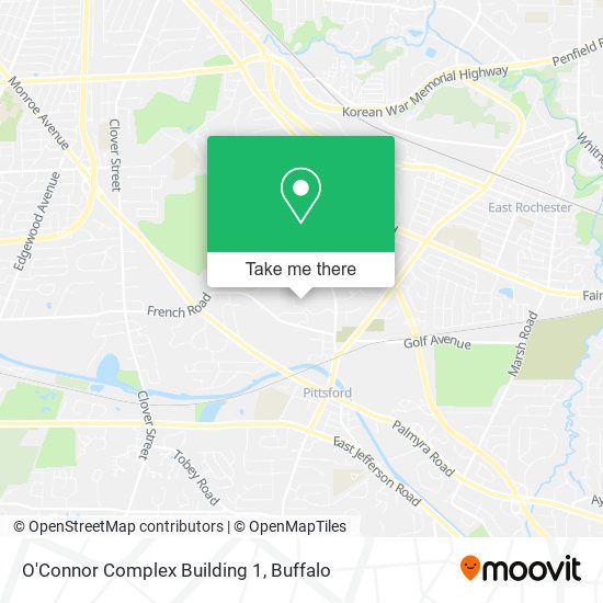 O'Connor Complex Building 1 map