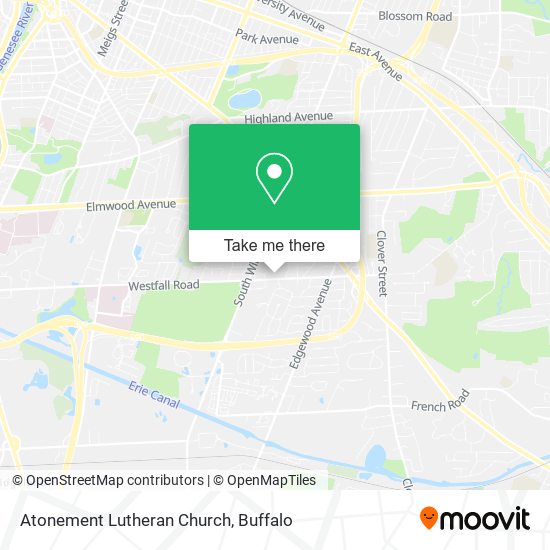 Atonement Lutheran Church map