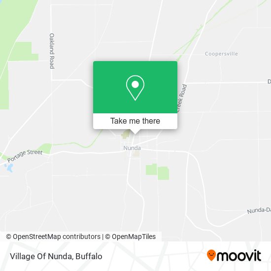 Village Of Nunda map