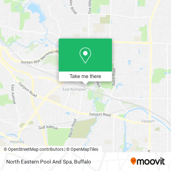 North Eastern Pool And Spa map