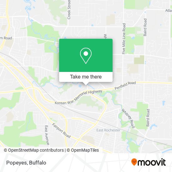 Popeyes map