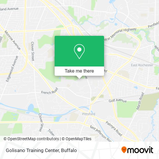 Golisano Training Center map