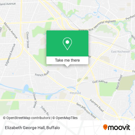 Elizabeth George Hall map