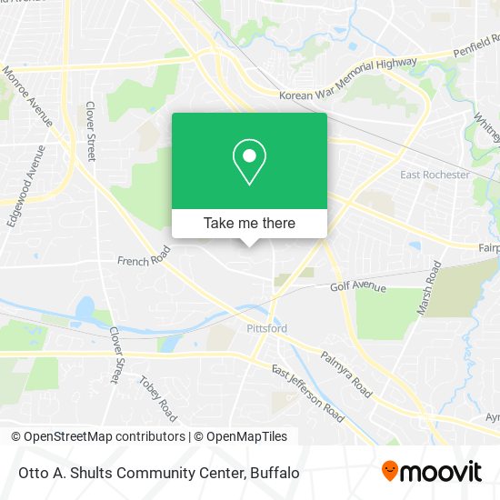 Otto A. Shults Community Center map