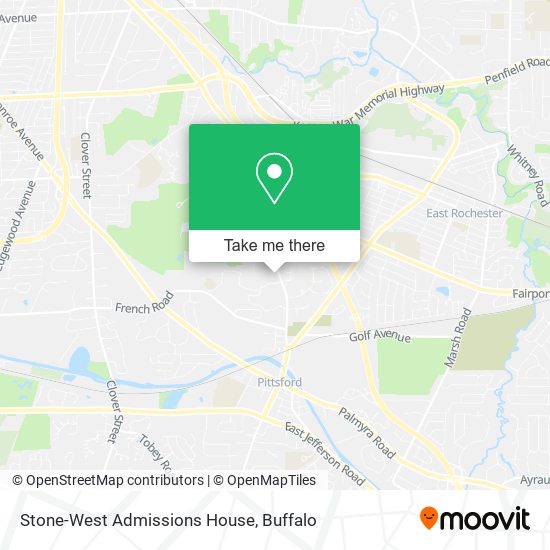 Stone-West Admissions House map