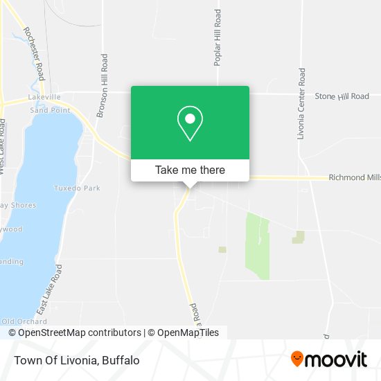 Town Of Livonia map