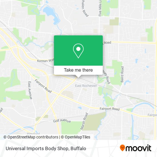 Mapa de Universal Imports Body Shop