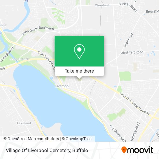 Village Of Liverpool Cemetery map