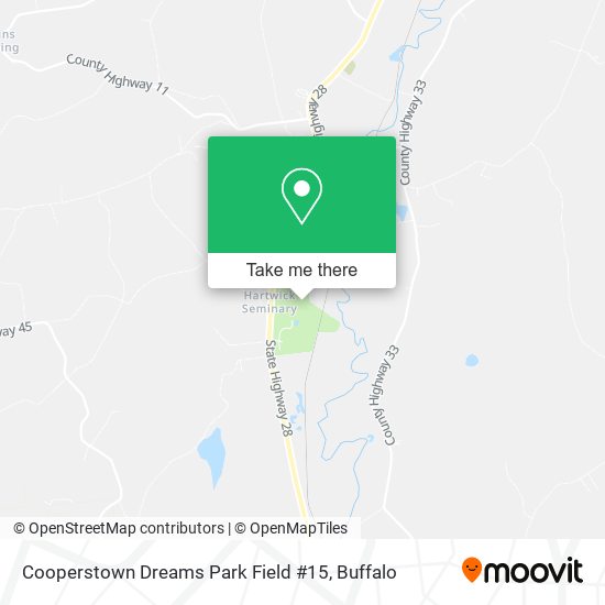 Cooperstown Dreams Park Field #15 map