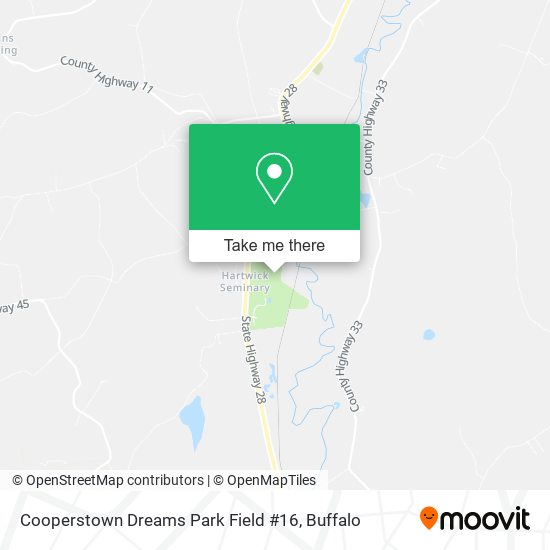 Cooperstown Dreams Park Field #16 map