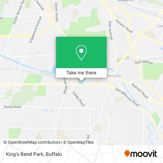 Mapa de King's Bend Park