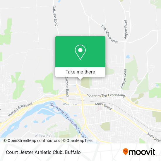 Court Jester Athletic Club map