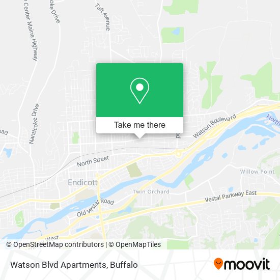 Mapa de Watson Blvd Apartments