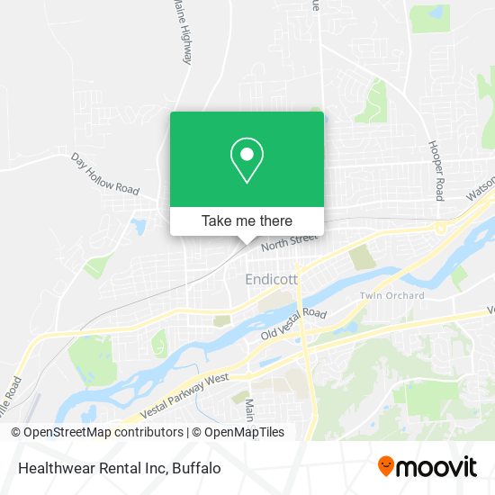 Healthwear Rental Inc map