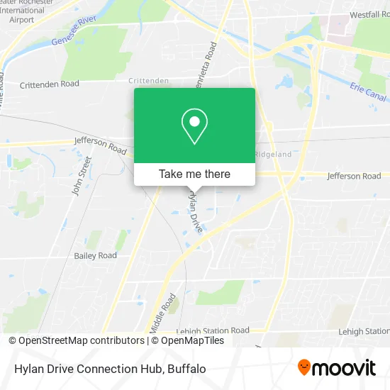 Hylan Drive Connection Hub map