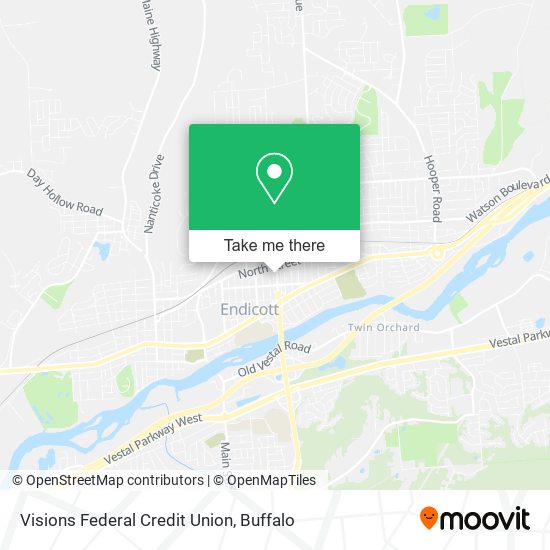 Mapa de Visions Federal Credit Union
