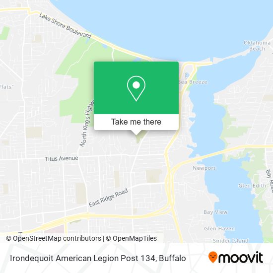 Irondequoit American Legion Post 134 map