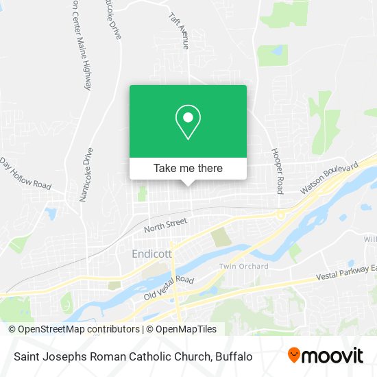 Saint Josephs Roman Catholic Church map