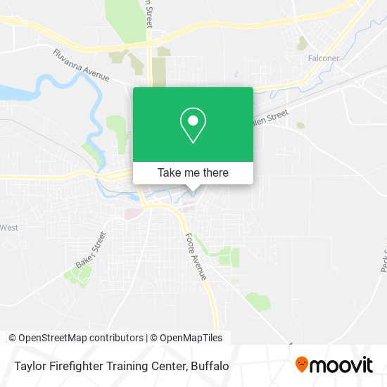 Taylor Firefighter Training Center map