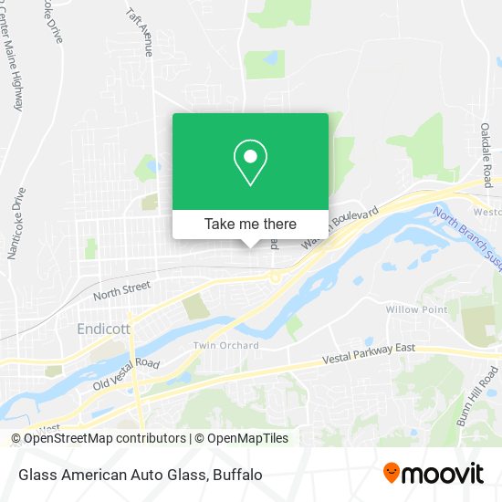 Glass American Auto Glass map
