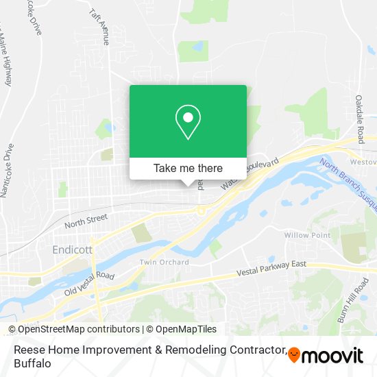 Reese Home Improvement & Remodeling Contractor map