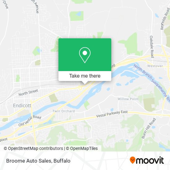 Broome Auto Sales map