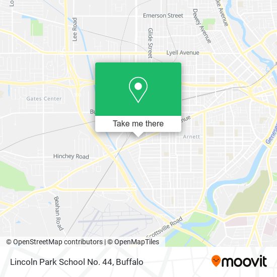 Lincoln Park School No. 44 map