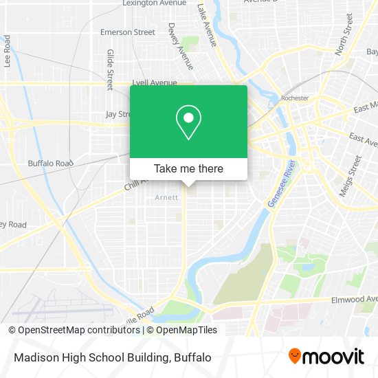 Mapa de Madison High School Building