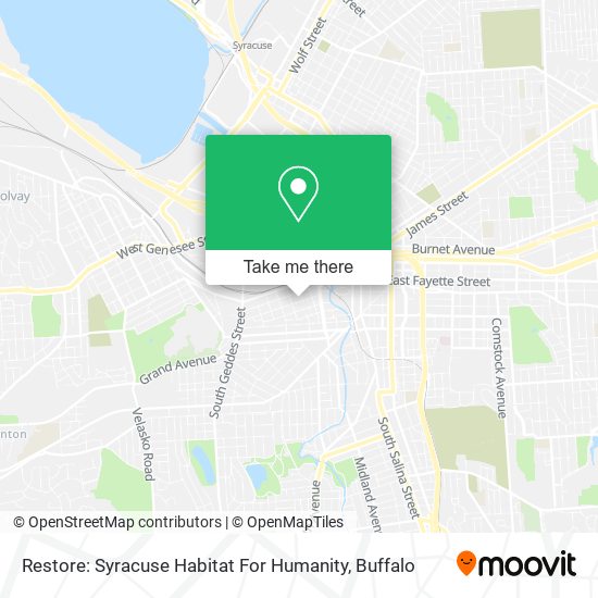 Mapa de Restore: Syracuse Habitat For Humanity