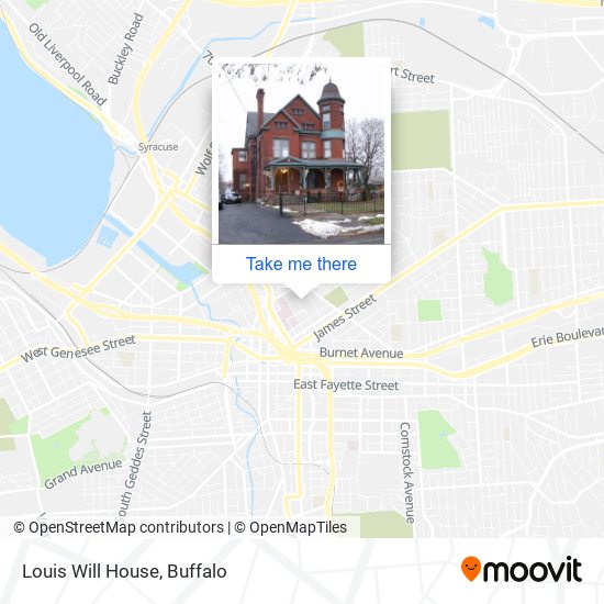 Mapa de Louis Will House