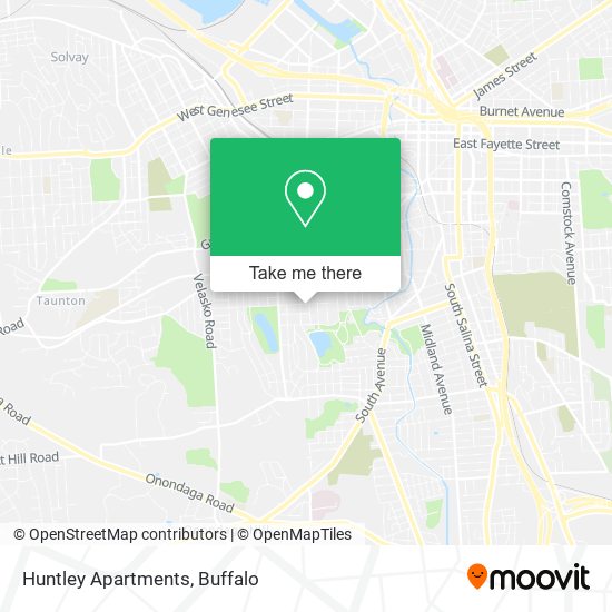 Huntley Apartments map