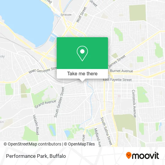 Performance Park map