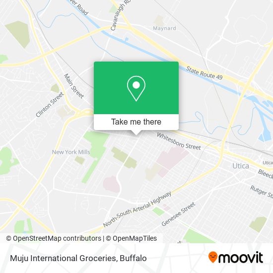 Muju International Groceries map