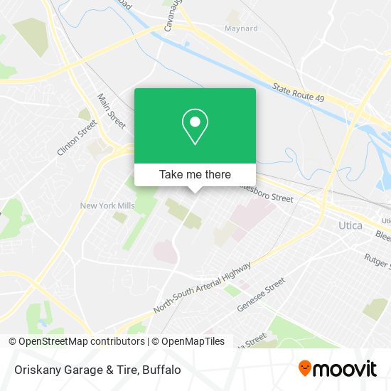 Oriskany Garage & Tire map