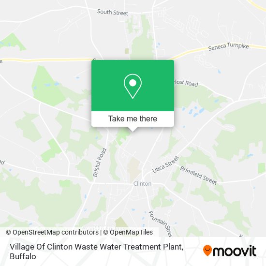 Village Of Clinton Waste Water Treatment Plant map