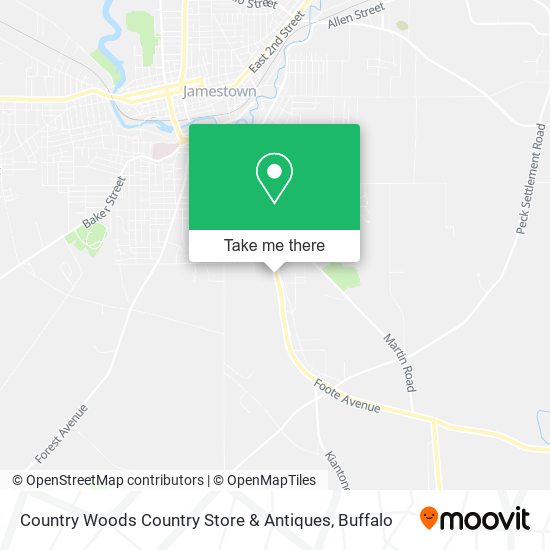 Country Woods Country Store & Antiques map