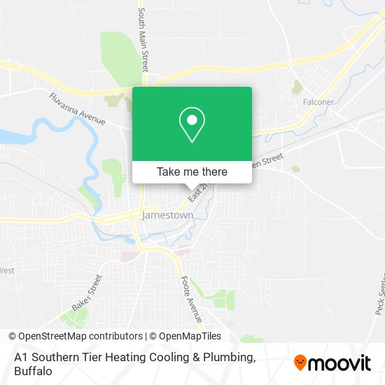 A1 Southern Tier Heating Cooling & Plumbing map