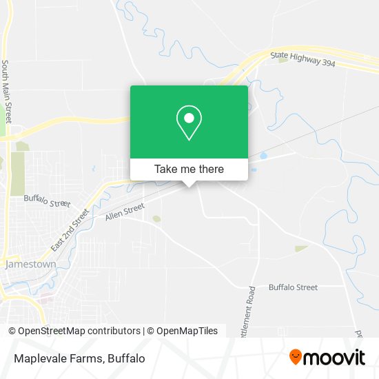 Maplevale Farms map