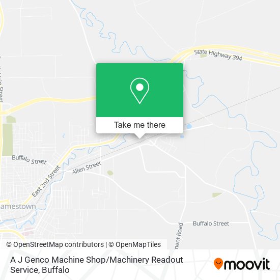 Mapa de A J Genco Machine Shop / Machinery Readout Service