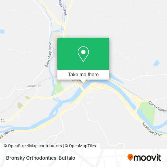 Bronsky Orthodontics map